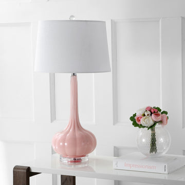 Bette 28.5" Glass Teardrop LED Table Lamp - JONATHAN Y